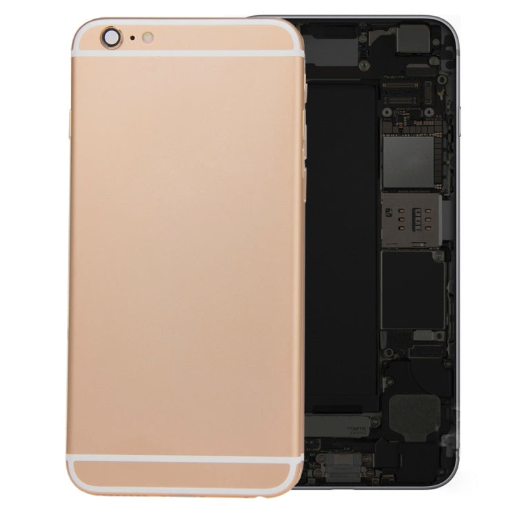Battery Back Cover Assembly with Card Tray for iPhone 6s Plus(Gold) - iPhone 6S/6S Plus Parts by PMC TechLife | Online Shopping South Africa | PMC TechLife