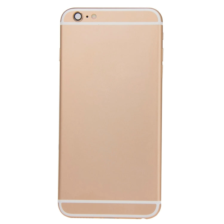 Battery Back Cover Assembly with Card Tray for iPhone 6s Plus(Gold) - iPhone 6S/6S Plus Parts by PMC TechLife | Online Shopping South Africa | PMC TechLife