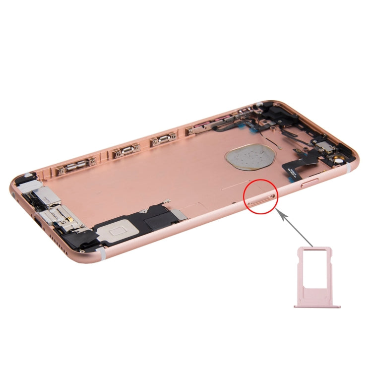 Battery Back Cover Assembly with Card Tray for iPhone 6s Plus(Rose Gold) - iPhone 6S/6S Plus Parts by PMC TechLife | Online Shopping South Africa | PMC TechLife