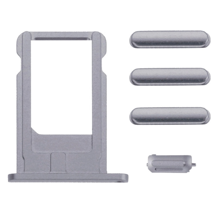 Full Assembly  Housing Cover for iPhone 6 Plus, Including Back Cover & Card Tray & Volume Control Key & Power Button & Mute Switch Vibrator Key(Grey) - iPhone 6/6 Plus Parts by PMC TechLife | Online Shopping South Africa | PMC TechLife