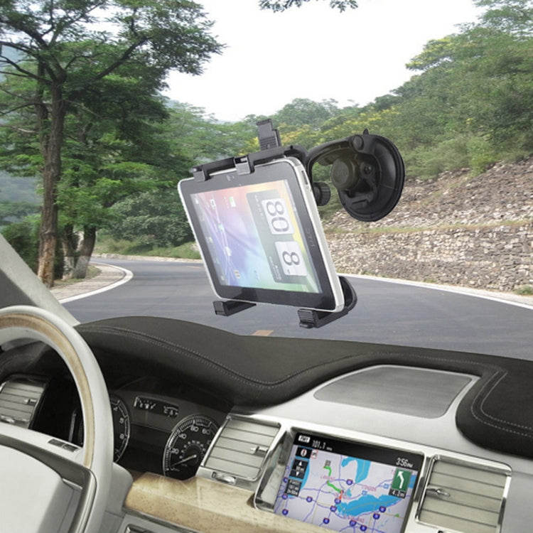 Car Mount Holder Kit Stand For iPad 4，New iPad (iPad 3) / iPad 2 ,iPad ,iPad mini 1 / 2 / 3，Galaxy TAB(Black) - Car Holders by PMC TechLife | Online Shopping South Africa | PMC TechLife
