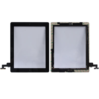 Touch Panel (Controller Button + Home Key Button PCB Membrane Flex Cable + Touch Panel Installation Adhesive) for iPad 2 / A1395 / A1396 / A1397 (Black) - free shipping - PMC TechLife - Order now!