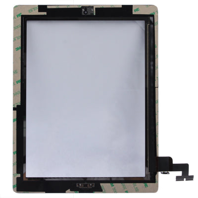 Touch Panel (Controller Button + Home Key Button PCB Membrane Flex Cable + Touch Panel Installation Adhesive) for iPad 2 / A1395 / A1396 / A1397 (Black) - free shipping - PMC TechLife - Order now!