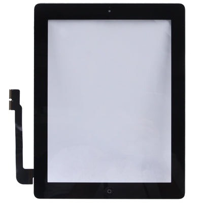 (Controller Button + Home Key Button PCB Membrane Flex Cable + Touch Panel Installation Adhesive)  Touch Panel for New iPad (iPad 3)(Black) - iPad 3 Parts by PMC TechLife | Online Shopping South Africa | PMC TechLife