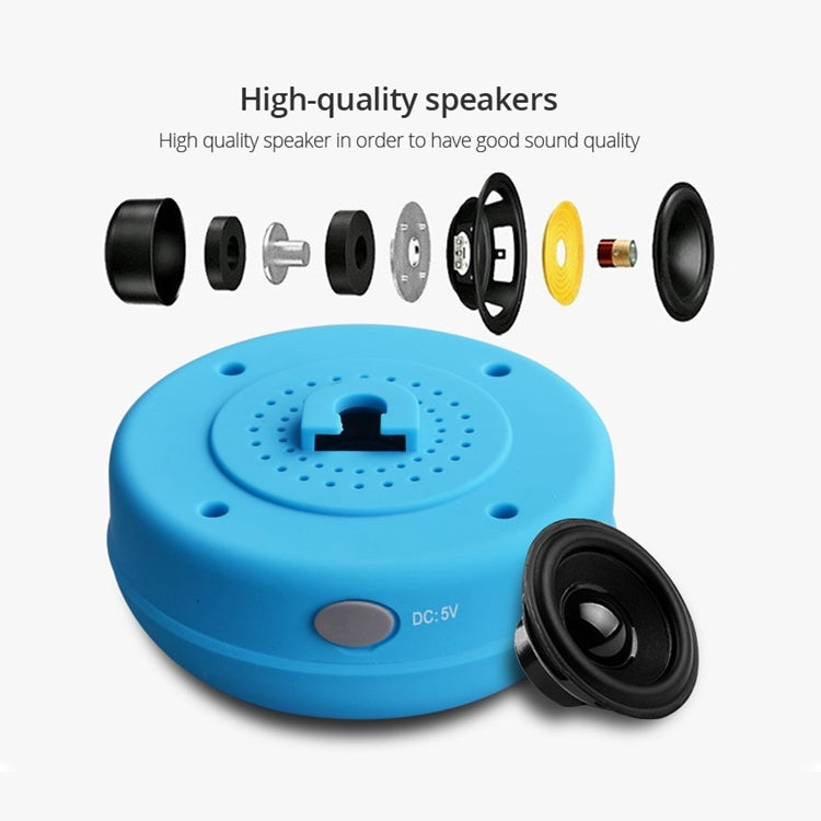 BTS-06 Mini Waterproof IPX4 Bluetooth V2.1 Speaker, Support Handfree Function(White) - Waterproof Speaker by PMC TechLife | Online Shopping South Africa | PMC TechLife