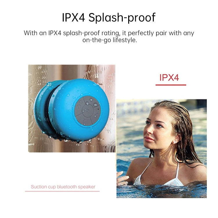 BTS-06 Mini Waterproof IPX4 Bluetooth V2.1 Speaker, Support Handfree Function(Yellow) - Waterproof Speaker by PMC TechLife | Online Shopping South Africa | PMC TechLife