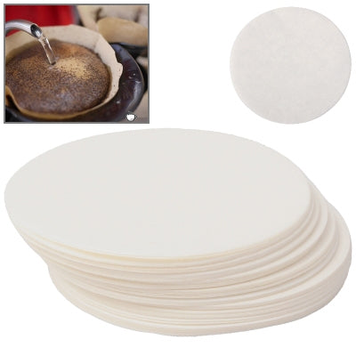 100 PCS Round Coffee Filter Paper, Diameter 60mm(White) - Coffee Tools by PMC TechLife | Online Shopping South Africa | PMC TechLife