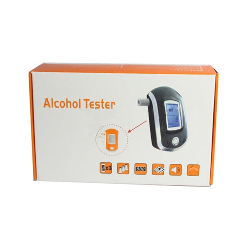 3 digitals LCD Display Breath Alcohol Tester Analyzer(Black) - Breath Alcohol Tester by PMC TechLife | Online Shopping South Africa | PMC TechLife