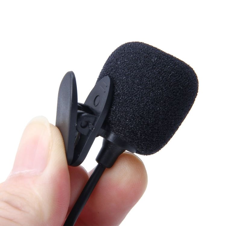 Car Audio Microphone 3.5mm Jack Plug Mic Stereo Mini Wired External Clip Microphone Player for Auto DVD Radio, Cable Length: 2.1m - Car Amplifiers by PMC TechLife | Online Shopping South Africa | PMC TechLife | Buy Now Pay Later Mobicred