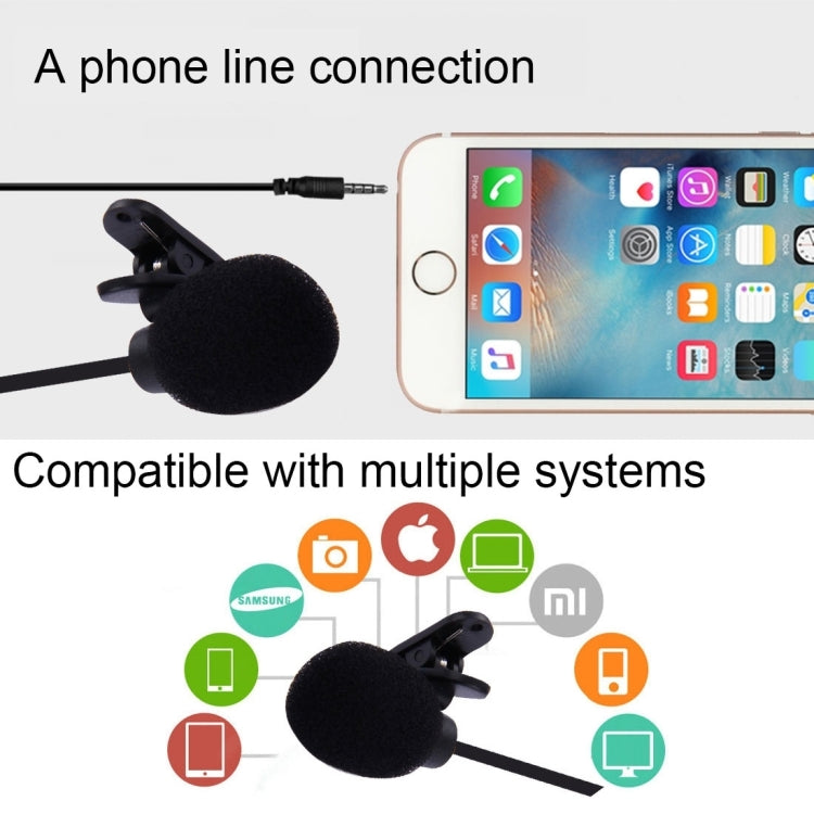 Car Audio Microphone 3.5mm Jack Plug Mic Stereo Mini Wired External Clip Microphone Player for Auto DVD Radio, Cable Length: 2.1m - Car Amplifiers by PMC TechLife | Online Shopping South Africa | PMC TechLife | Buy Now Pay Later Mobicred