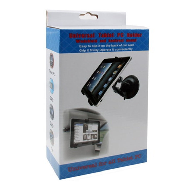 Universal In-car Mobile Holder, Adjustable Width: 100-220mm, For iPad mini 1 / 2 / 3 / New iPad (iPad 3) / iPad 2 / iPad / Others Tablet(Black) - Car Holders by PMC TechLife | Online Shopping South Africa | PMC TechLife