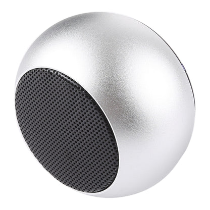 Mini Metal Wireless Bluetooth Speaker,  Hands-free, LED Indicator(Silver) - Desktop Speaker by PMC Jewellery | Online Shopping South Africa | PMC Jewellery