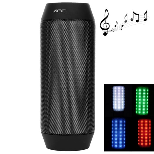 AEC BQ-615 Pulse Portable Bluetooth Streaming Speaker with Built-in LED Light Show & Mic, For iPhone, Galaxy, Sony, Lenovo, HTC, Huawei, Google, LG, Xiaomi, other Smartphones and all Bluetooth Devices(Black) - Desktop Speaker by AEC | Online Shopping South Africa | PMC Jewellery