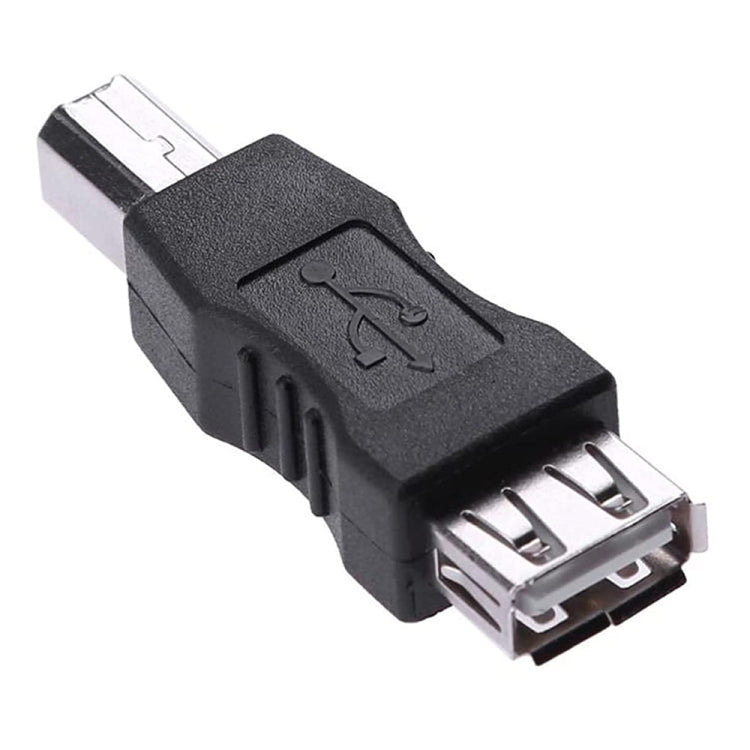 USB 2.0 A Female to B Male Adapter Connector AF to BM Converter for Printer(Black) - free shipping - PMC TechLife - Order now!