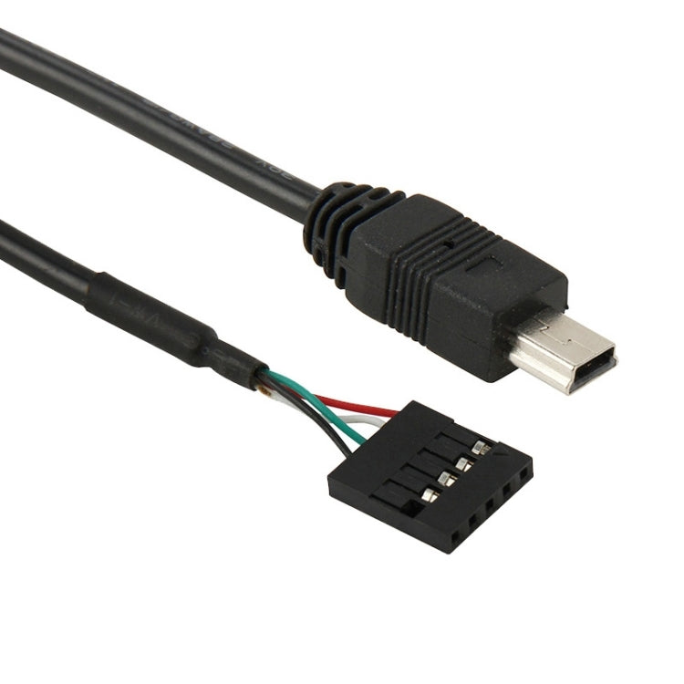 5 Pin Motherboard Female Header to Mini USB Male Adapter Cable, Length: 50cm - free shipping - PMC TechLife - Order now!