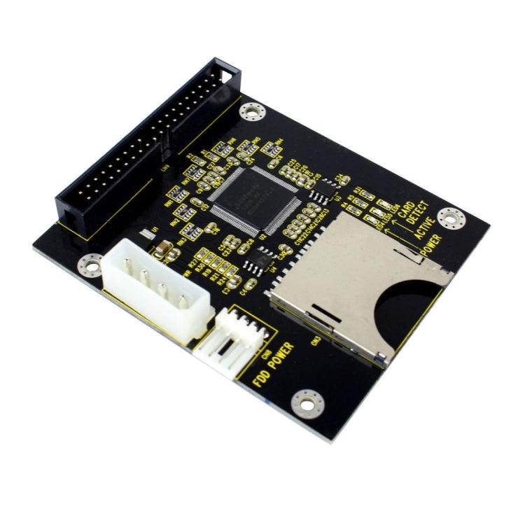 SD/ SDHC/ MMC To 3.5 inch 40 Pin Male IDE Adapter Card(Black) - Add-on Cards by PMC TechLife | Online Shopping South Africa | PMC TechLife | Buy Now Pay Later Mobicred