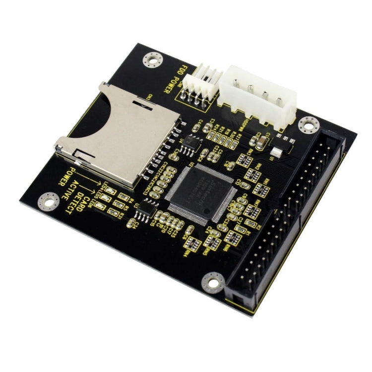SD/ SDHC/ MMC To 3.5 inch 40 Pin Male IDE Adapter Card(Black) - Add-on Cards by PMC TechLife | Online Shopping South Africa | PMC TechLife | Buy Now Pay Later Mobicred