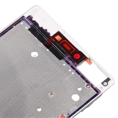 Front Housing Screen Frame Bezel  for Huawei Ascend P8(White) - Full Housing Cover by PMC Jewellery | Online Shopping South Africa | PMC Jewellery