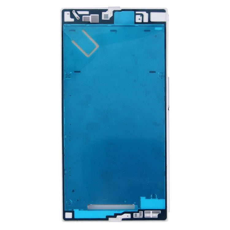 Front Housing LCD Frame Bezel Plate for Sony Xperia Z Ultra / XL39h / C6802(White) - Frame Bezel Plate by PMC TechLife | Online Shopping South Africa | PMC TechLife
