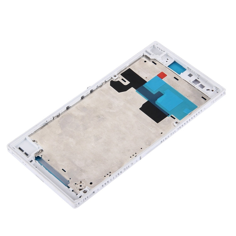 Front Housing LCD Frame Bezel Plate for Sony Xperia Z Ultra / XL39h / C6802(White) - Frame Bezel Plate by PMC TechLife | Online Shopping South Africa | PMC TechLife