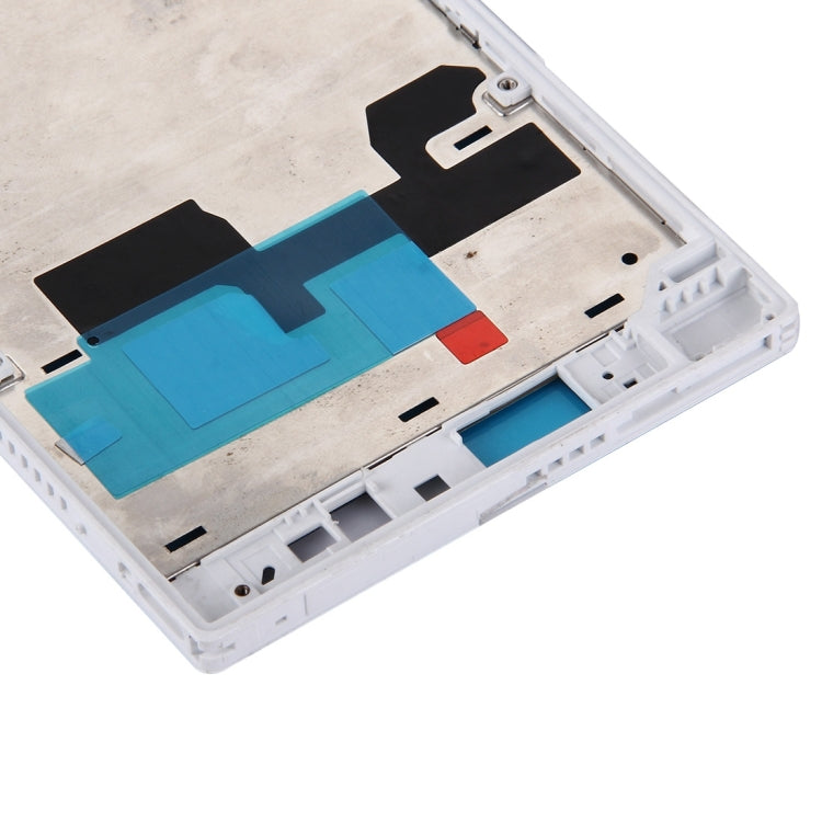 Front Housing LCD Frame Bezel Plate for Sony Xperia Z Ultra / XL39h / C6802(White) - Frame Bezel Plate by PMC TechLife | Online Shopping South Africa | PMC TechLife