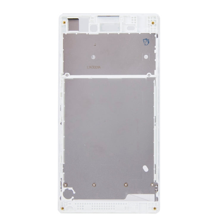 Front Housing  with Adhesive Sticker for Sony Xperia T3(White) - Frame Bezel Plate by PMC TechLife | Online Shopping South Africa | PMC TechLife