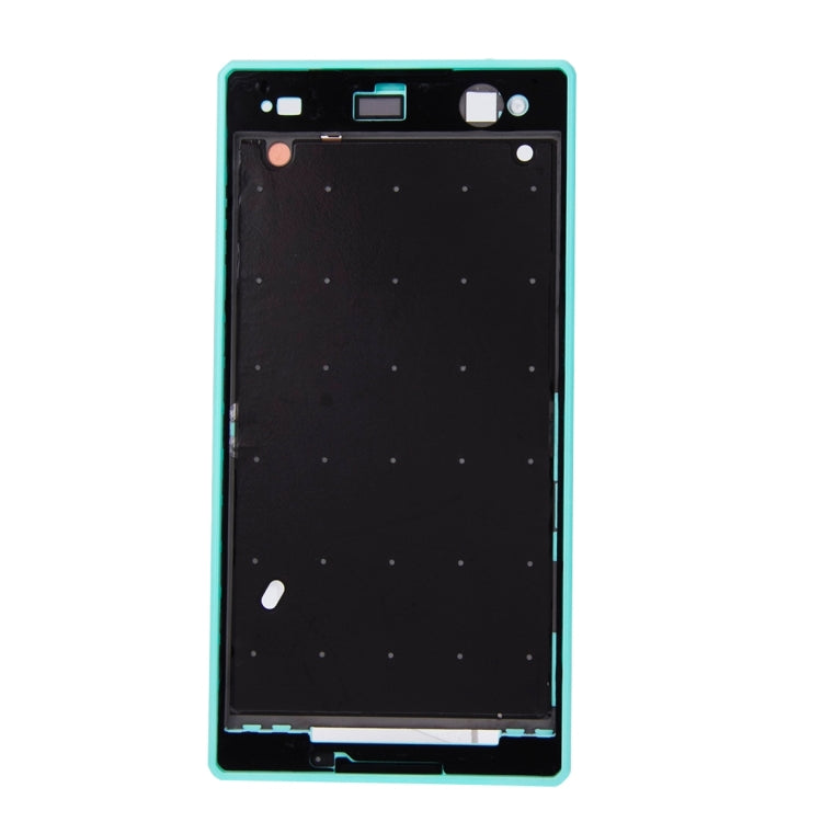 Front Housing  with Adhesive for Sony Xperia C3(Green) - Frame Bezel Plate by PMC TechLife | Online Shopping South Africa | PMC TechLife