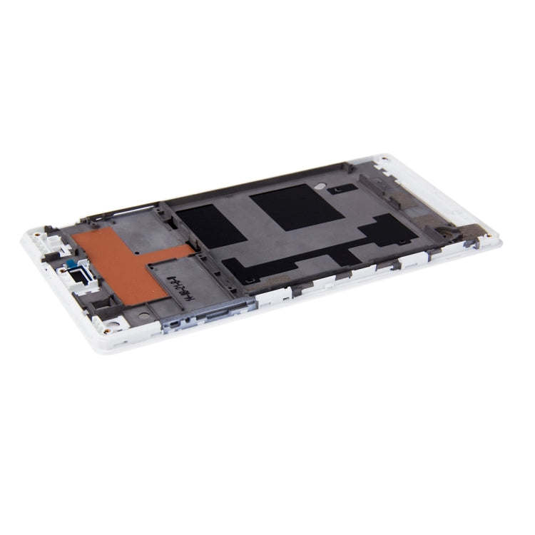 Front Housing  with Adhesive for Sony Xperia C3(White) - Frame Bezel Plate by PMC TechLife | Online Shopping South Africa | PMC TechLife
