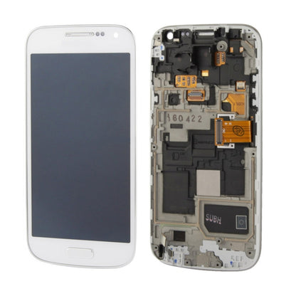 Original LCD Display + Touch Panel with Frame for Galaxy S IV mini / i9195 / i9192 / i9190(White) - LCD Screen by PMC Jewellery | Online Shopping South Africa | PMC Jewellery