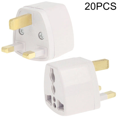 20 PCS Plug Adapter, Travel Power Adapter with UK Socket Plug - Plug Adaptor by PMC Jewellery | Online Shopping South Africa | PMC Jewellery