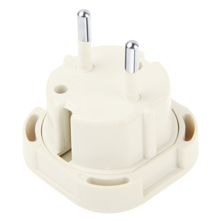 High Quality UK Plug to EU Plug AC Wall Universal Travel Power Socket Plug Adaptor(White) - Plug Adaptor by PMC TechLife | Online Shopping South Africa | PMC TechLife