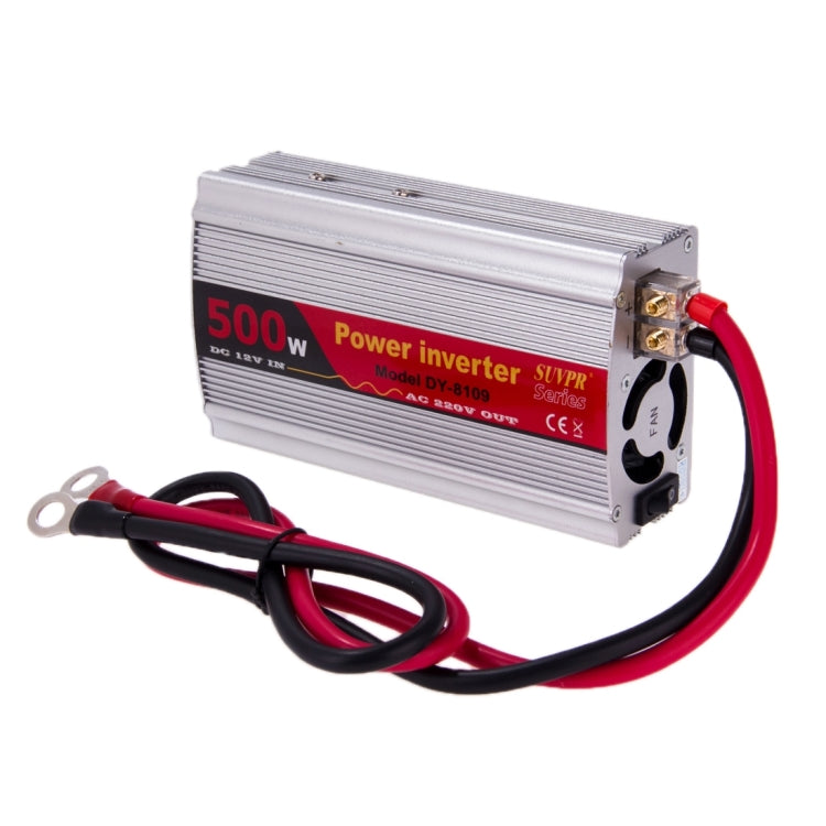 SUVPR DY-8109 500W DC 12V to AC 220V Car Power Inverter with 500mA USB Port & Universal Power Socket - Others by SUVPR | Online Shopping South Africa | PMC Jewellery | Buy Now Pay Later Mobicred