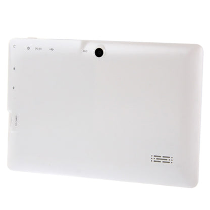 Q88 Tablet PC, 7.0 inch, 1GB+8GB, Android 4.0, 360 Degree Menu Rotate, Allwinner A33 Quad Core up to 1.5GHz, WiFi, Bluetooth(White) - 7.0-8.0 inch by PMC Jewellery | Online Shopping South Africa | PMC Jewellery