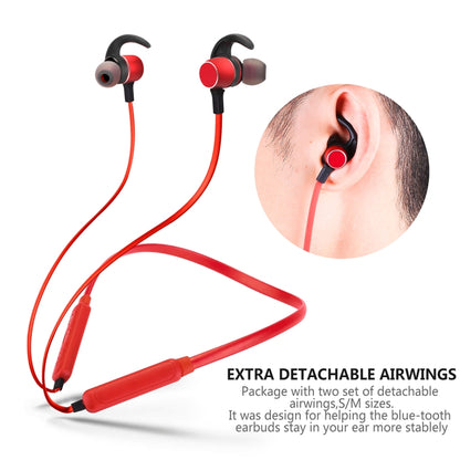 BTH-S8 Sports Style Magnetic Wireless Bluetooth In-Ear Headphones, For iPhone, Galaxy, Huawei, Xiaomi, LG, HTC and Other Smart Phones, Working Distance: 10m(Red) - Sport Earphone by PMC Jewellery | Online Shopping South Africa | PMC Jewellery