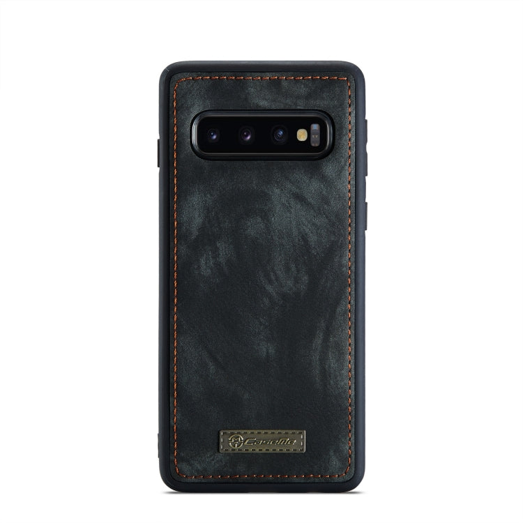 For Samsung Galaxy S10 CaseMe-008 Detachable Multifunctional Flip Leather Phone Case(Black) - Galaxy Phone Cases by CaseMe | Online Shopping South Africa | PMC TechLife | Buy Now Pay Later Mobicred