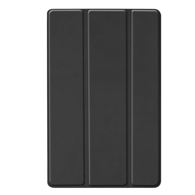 Custer Texture Horizontal Flip PU Leather Case for Galaxy Tab A 10.1 2019 (T515 / T510), with Three-folding Holder & Sleep / Wake-up Function (Black) - free shipping - PMC TechLife - Order now!