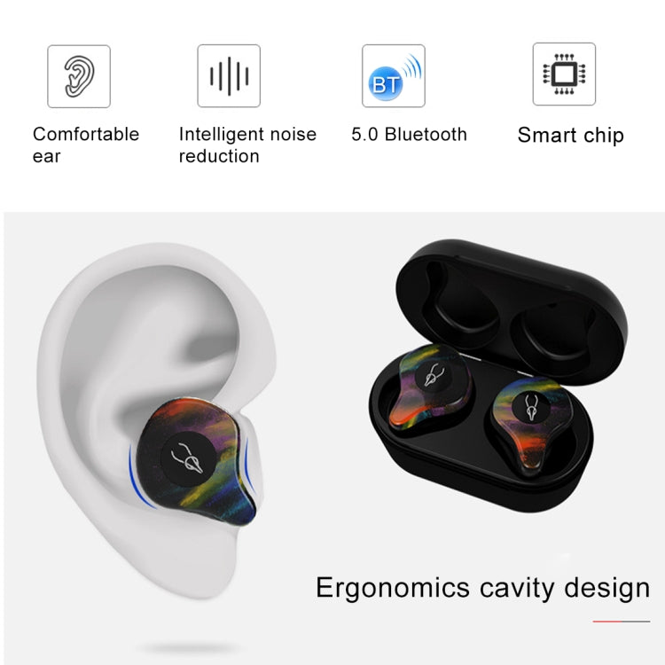 SABBAT X12PRO Mini Bluetooth 5.0 In-Ear Stereo Earphone with Charging Box, For iPad, iPhone, Galaxy, Huawei, Xiaomi, LG, HTC and Other Smart Phones(Moonlight White) - Bluetooth Earphone by Sabbat | Online Shopping South Africa | PMC Jewellery | Buy Now Pay Later Mobicred