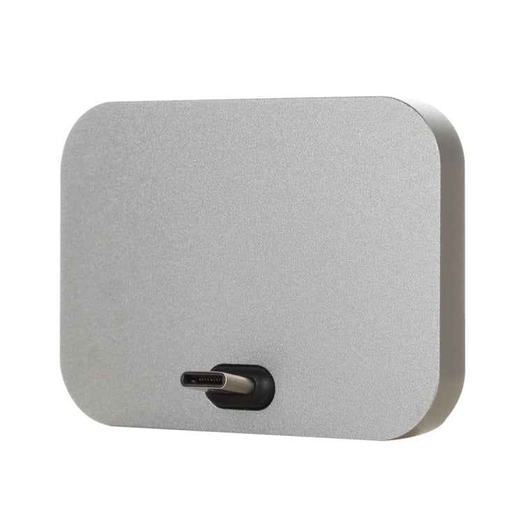 USB-C / Type-C Aluminum Alloy Desktop Station Dock Charger(Grey) - Dock Charger by PMC TechLife | Online Shopping South Africa | PMC TechLife