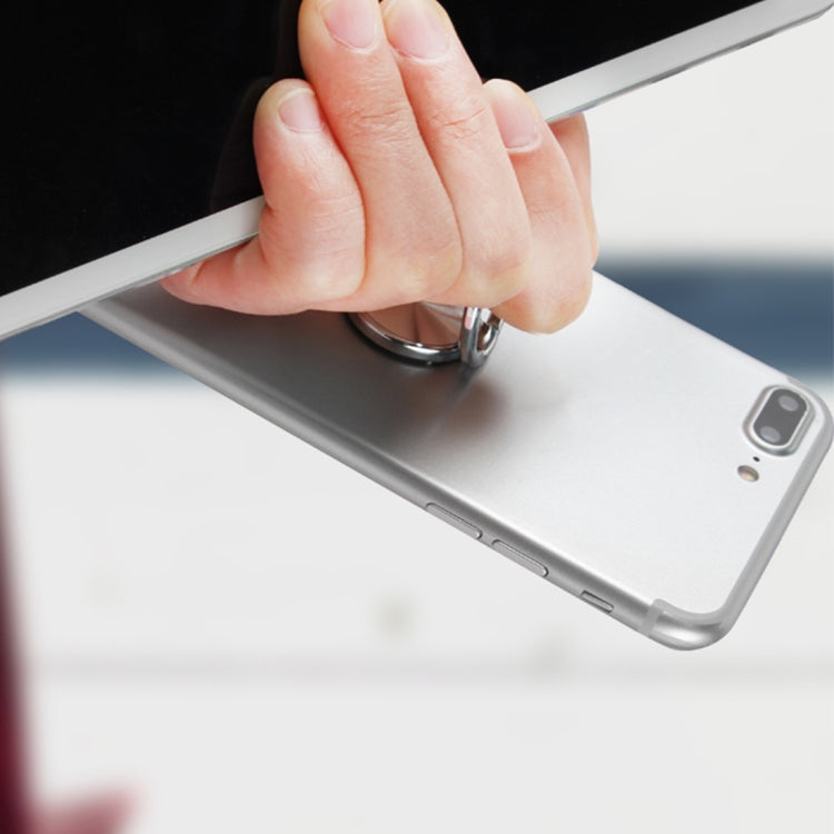 Universal CD Pattern Metal Mobile Phone Ring Holder(Silver) - Ring Holder by PMC TechLife | Online Shopping South Africa | PMC TechLife