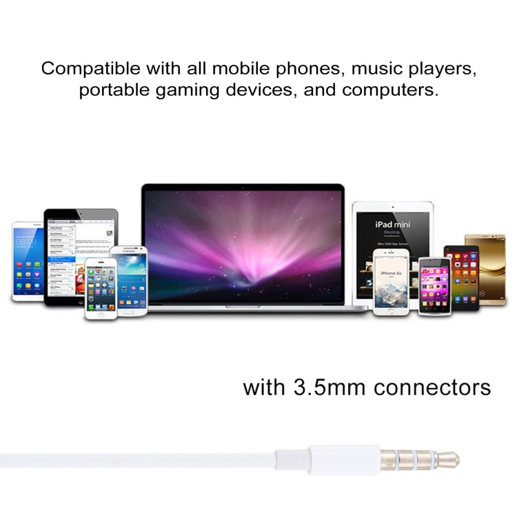 3.5mm Plug In-ear Wired Earphone with Mic, Cable Length: about 1.2m - In Ear Wired Earphone by PMC TechLife | Online Shopping South Africa | PMC TechLife
