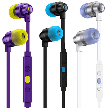 Logitech G333 In-ear Gaming Wired Earphone with Microphone, Standard Version(Purple) - In Ear Wired Earphone by Logitech | Online Shopping South Africa | PMC Jewellery