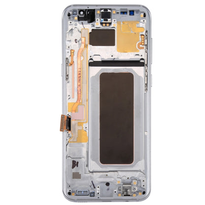 Original LCD Screen + Original Touch Panel with Frame for Galaxy S8+ / G955 / G955F / G955FD / G955U / G955A / G955P / G955T / G955V / G955R4 / G955W / G9550(Silver) - LCD Screen by PMC Jewellery | Online Shopping South Africa | PMC Jewellery