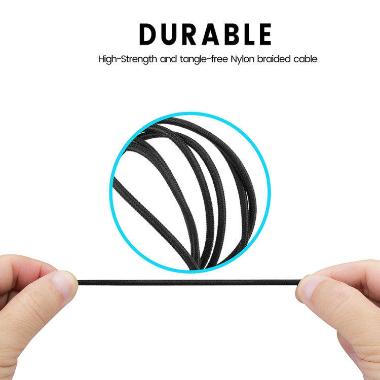 ZS0159 For Logitech G433 / G233 / G Pro / G Pro X 3.5mm Male to Male Gaming Headset Audio Cable with Wire-controlled, Cable Length: 2m(Black) - Headset Accessories by PMC TechLife | Online Shopping South Africa | PMC TechLife | Buy Now Pay Later Mobicred