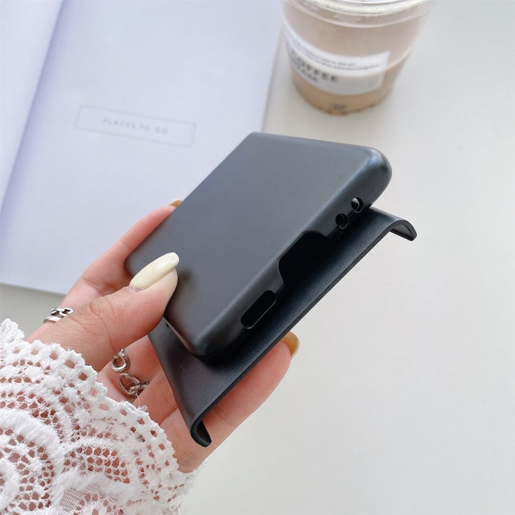For Samsung Galaxy Z Flip4 Frosted PC Shockproof Phone Case(Black) - Galaxy Z Flip4 5G Cases by PMC TechLife | Online Shopping South Africa | PMC TechLife | Buy Now Pay Later Mobicred