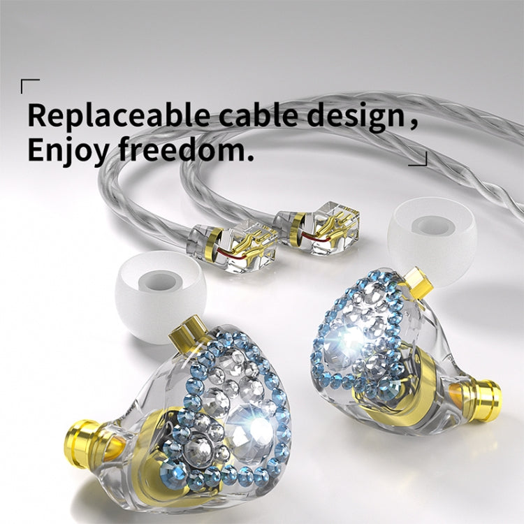 CVJ Liuli 3.5mm In-ear Wired Headphones,Length 1.25m (Blue) - free shipping - PMC TechLife - Order now!