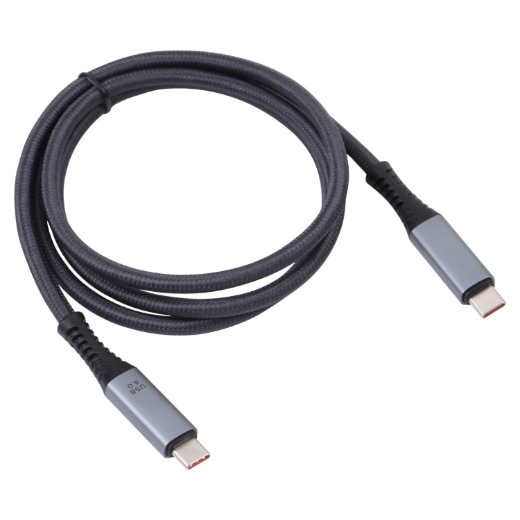 40Gbps 8K USB-C/Type-C to USB-C/Type-C Digital Video Cable Compatible with USB 4, Length: 1m (Black) - Video & Audio Cable by PMC Jewellery | Online Shopping South Africa | PMC Jewellery