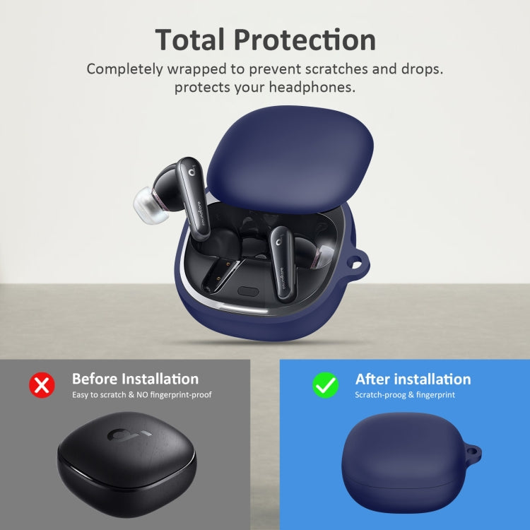 For Anker Soundcore Liberty 4 Bluetooth Earphone Silicone Protective Case (Green) - Other Earphone Case by PMC TechLife | Online Shopping South Africa | PMC TechLife