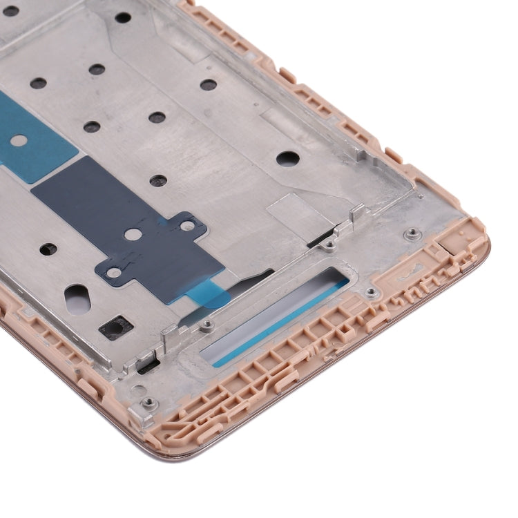 Front Housing LCD Frame Bezel Plate for Xiaomi Redmi Note 3(Gold) - Frame Bezel Plate by PMC TechLife | Online Shopping South Africa | PMC TechLife