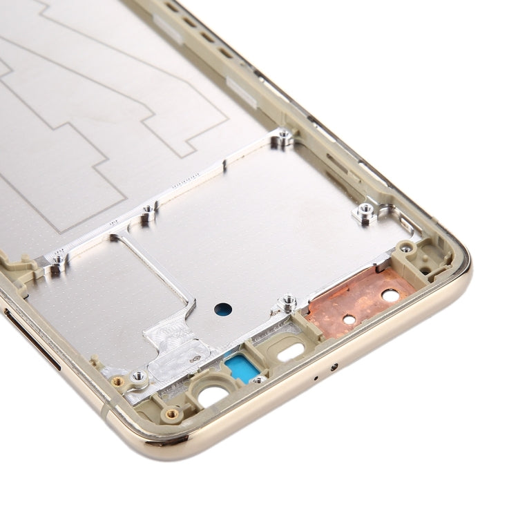 For Xiaomi Mi 6 Front Housing LCD Frame Bezel Plate(Gold) - Frame Bezel Plate by PMC TechLife | Online Shopping South Africa | PMC TechLife