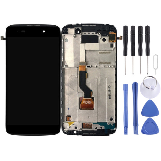 OEM LCD Screen for Alcatel One Touch Idol 3 4.7 LTE / 6039 Digitizer Full Assembly with Frame(Black) - LCD Screen by PMC Jewellery | Online Shopping South Africa | PMC Jewellery